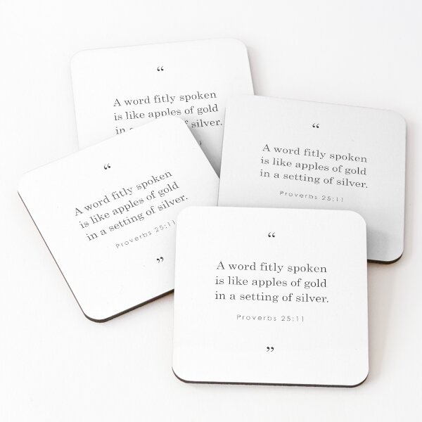 Item preview, Proverbs 25:11, Bible Verse. designed and sold by Tiny Seed Bazaar.