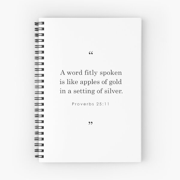 Item preview, Proverbs 25:11, Bible Verse. designed and sold by Tiny Seed Bazaar.