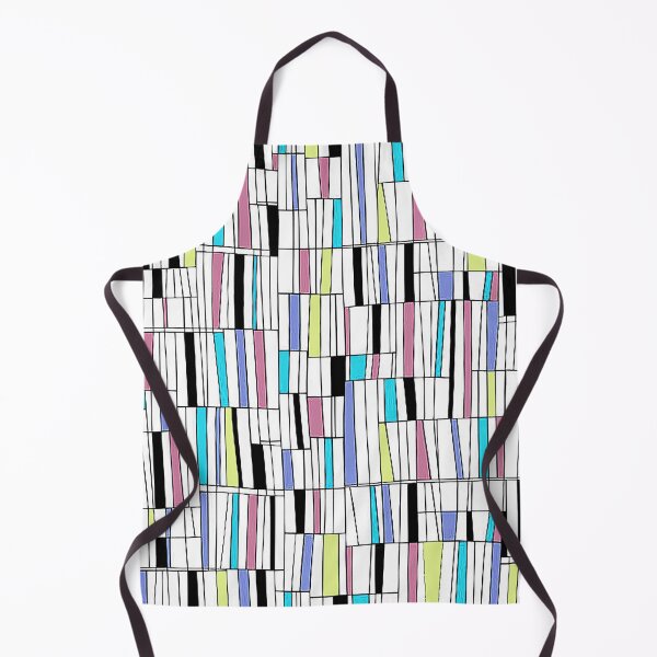 Item preview, Mid Century Modern Pattern, Colorful Abstract bookshelf, white designed and sold by Nostrathomas66.