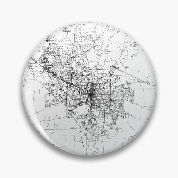 Item preview, Iowa City White Map designed and sold by multiplicitymap.