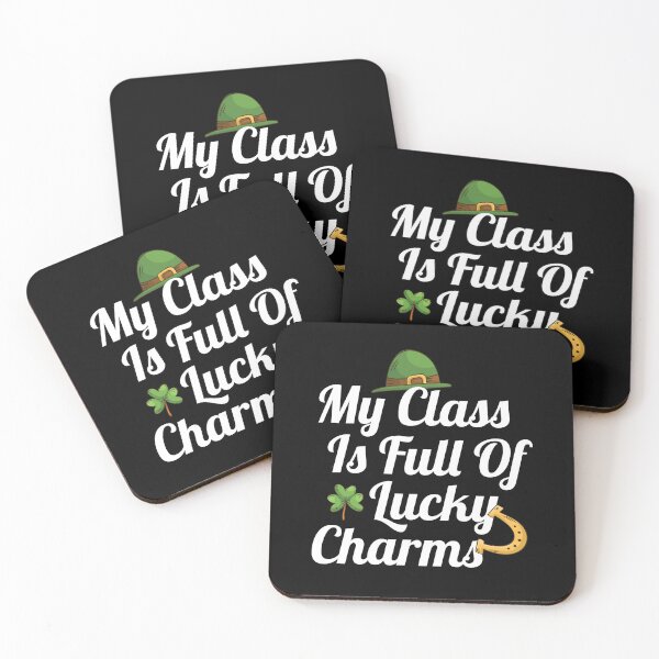 Item preview, My Class Is Full Of Lucky Charms Funny Cool Text Design st. patrick's day Gift  designed and sold by pedrored369.