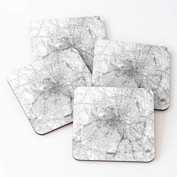 Item preview, Nashville White Map designed and sold by multiplicitymap.