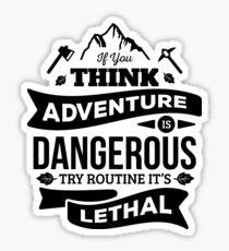 Adventure Badge Sticker