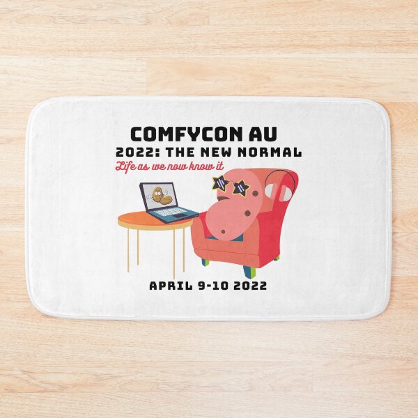 Item preview, ComfyCon AU April 2022 Couch Potato (Bright) designed and sold by ComfyConAU.