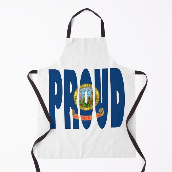 Item preview, Idaho Flag in the words Proud - Boise Idaho - Idahoan designed and sold by Quotes-I-Wear.