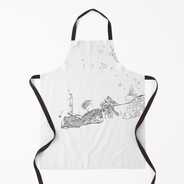Item preview, Key West White Map designed and sold by multiplicitymap.