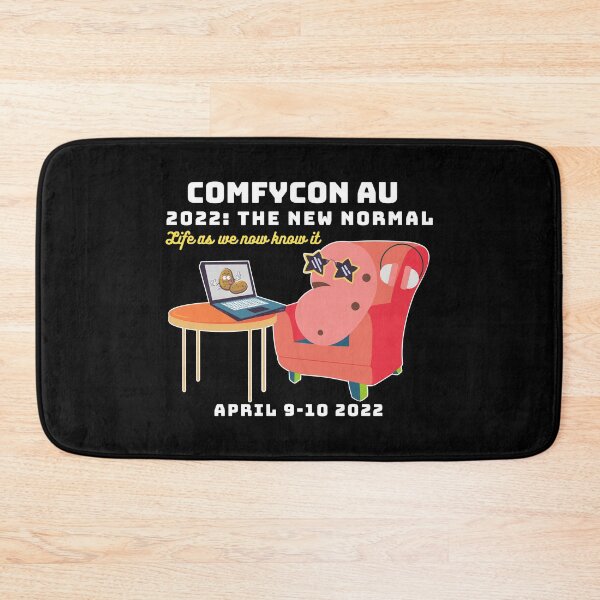 Item preview, ComfyCon AU April 2022 Couch Potato (Dark) designed and sold by ComfyConAU.