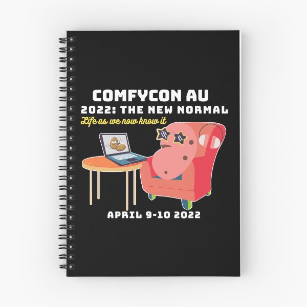 Item preview, ComfyCon AU April 2022 Couch Potato (Dark) designed and sold by ComfyConAU.