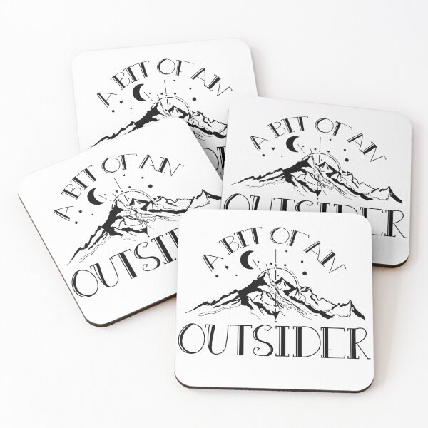 Item preview, Outsider Mountains designed and sold by kbkiwiart.