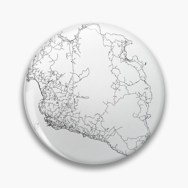 Item preview, Ko Pha Ngan White Map designed and sold by multiplicitymap.