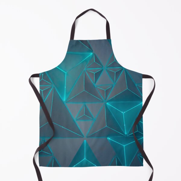 Item preview, Geometric Triangles Blue Light designed and sold by clothstudios.
