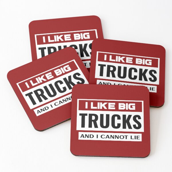 Item preview, I LIKE BIG TRUCKS and I Cannot Lie, Father's Day Gift, Truckers designed and sold by Monique Prince.