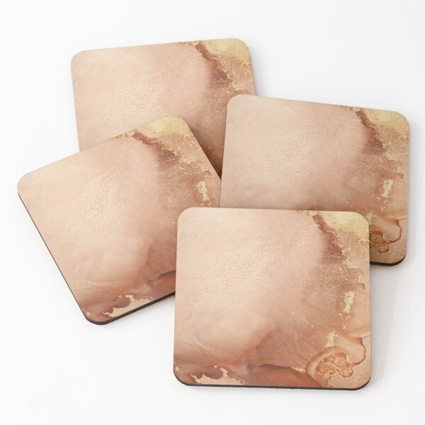 Item preview, Rich Earthy Abstract Textured Home Decor | Watercolor Coffee and Gold Texture designed and sold by MiaDelelai.