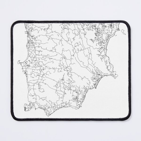 Item preview, Ko Samui White Map designed and sold by multiplicitymap.
