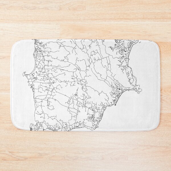 Item preview, Ko Samui White Map designed and sold by multiplicitymap.
