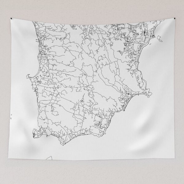 Item preview, Ko Samui White Map designed and sold by multiplicitymap.