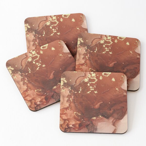 Item preview, Coffee Spill Rich Earthy Abstract Textured Home Decor | Watercolor Textured designed and sold by MiaDelelai.