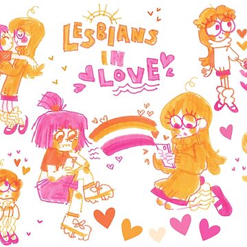 Artwork thumbnail, Lesbians in Love! by AstroEden