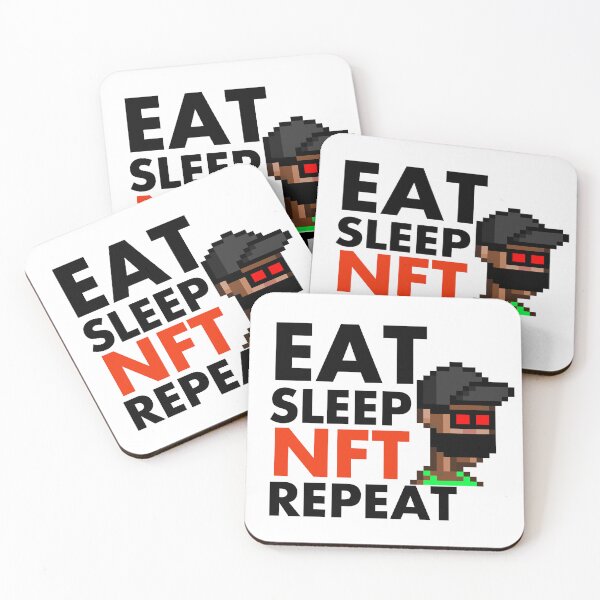 Item preview, Eat Sleep Collect NFT Crypto Monkey #44 designed and sold by patricklevar.