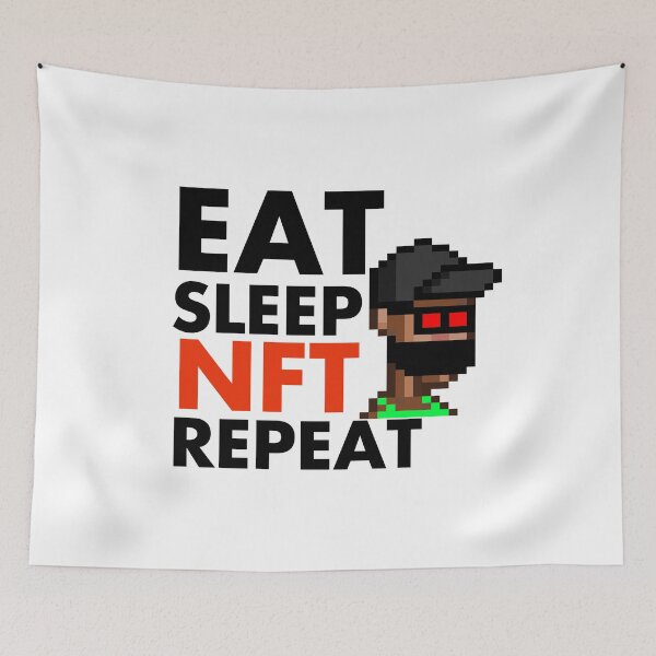 Item preview, Eat Sleep Collect NFT Crypto Monkey #44 designed and sold by patricklevar.