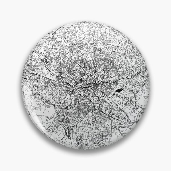 Item preview, Leeds White Map designed and sold by multiplicitymap.