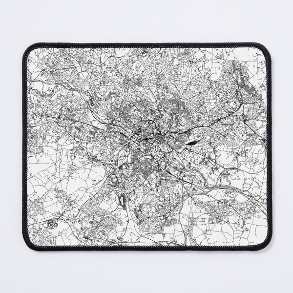 Item preview, Leeds White Map designed and sold by multiplicitymap.