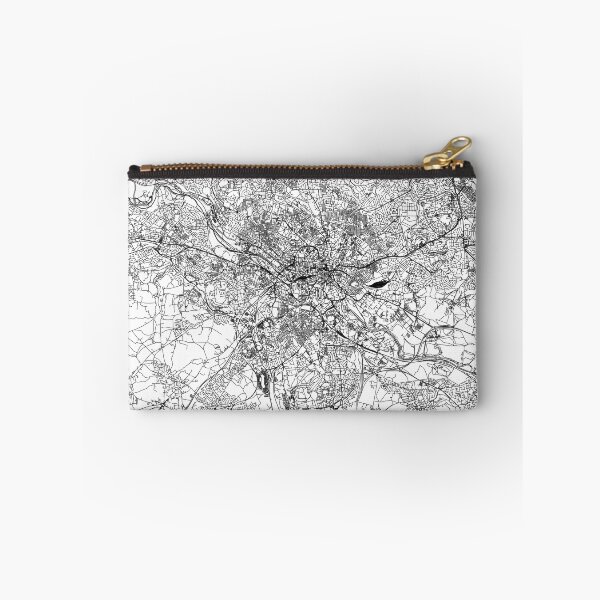 Item preview, Leeds White Map designed and sold by multiplicitymap.