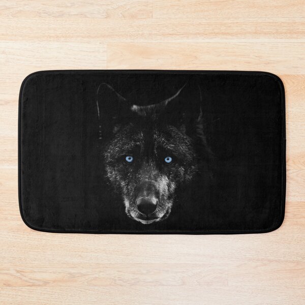 Item preview, Black Wolf with Blue Eyes designed and sold by OutofFocusShop.