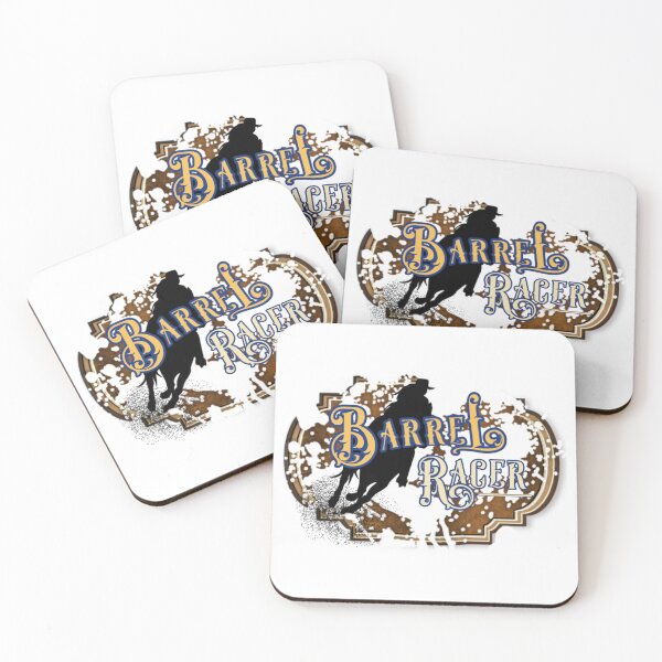 Item preview, Female Barrel Racer Rodeo Lettering Design designed and sold by EquusArtisan.