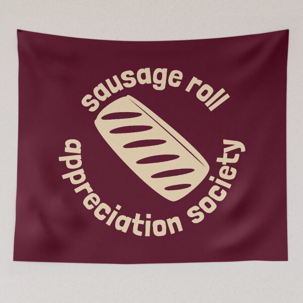 Item preview, Sausage Roll Appreciation Society British Food Cream designed and sold by cashewdays.