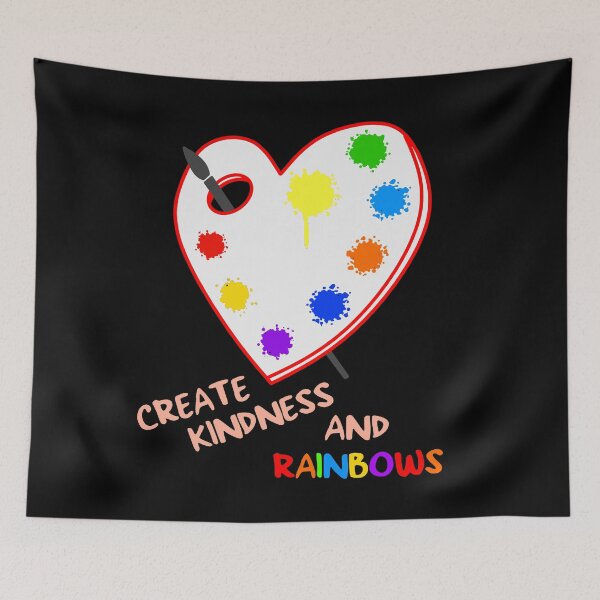 Item preview, Create Kindness and Rainbows designed and sold by GL Digital Artwork .