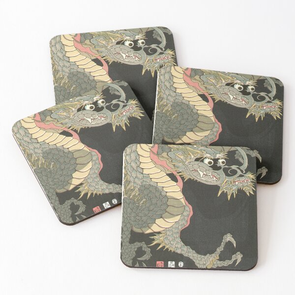 Item preview, Utagawa Sadahide - Dragon Japanese Painting designed and sold by schwarzkerpf.