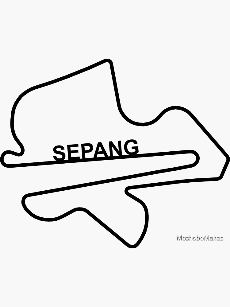 Sepang Circuit Track Sticker