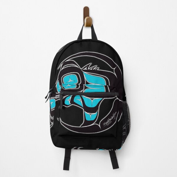 Item preview, Bear cub blue tribal design designed and sold by SpeakthunderArt.