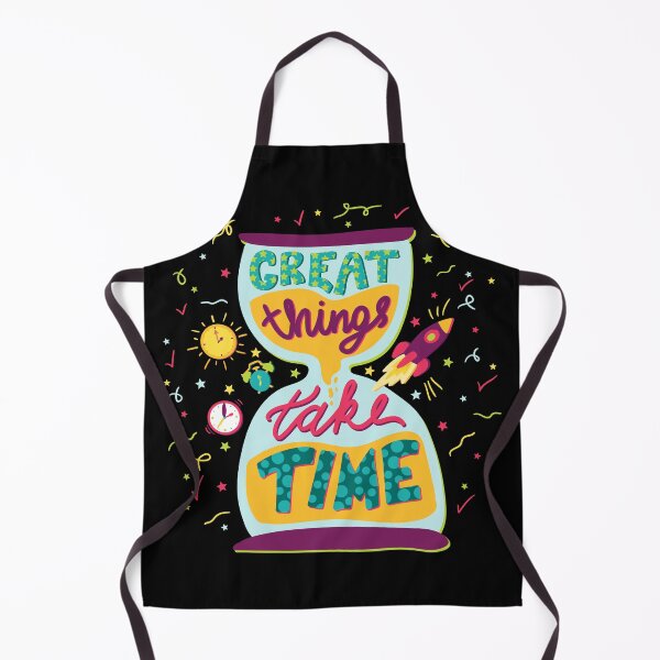 Item preview, Great Things Take Time Motivational and Inspirational Typography designed and sold by KawaiiTops.