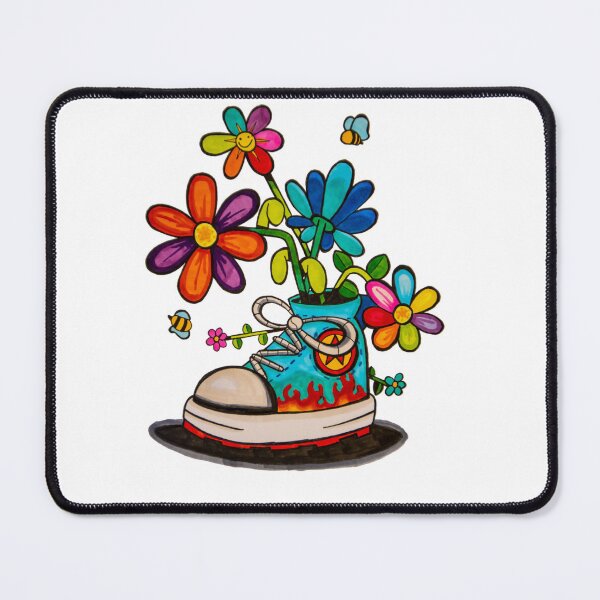 Item preview, Flower converses designed and sold by GeraldtheWorm.