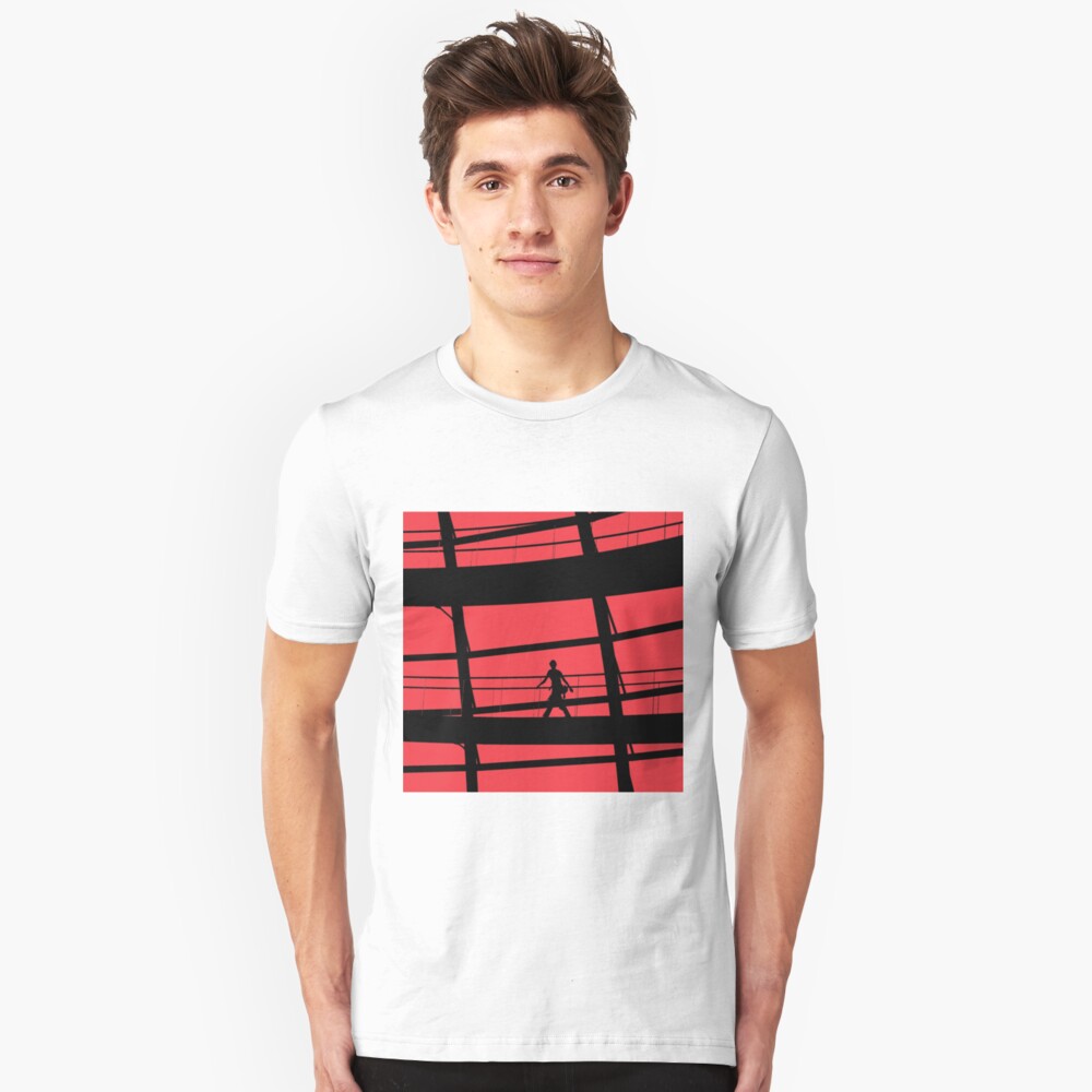Red Square Slim Fit T-Shirt