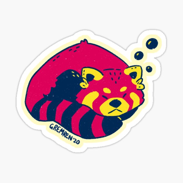 Item preview, Sleepy Red Panda designed and sold by Gremren.