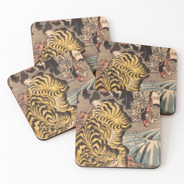 Item preview, Flora and Fauna - Kuniyoshi Japanese Painting designed and sold by schwarzkerpf.