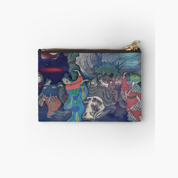 Item preview, Dancers and Demon from Momoyogusa-Flowers of a Hundred Generations (1909) by Kamisaka Sekka designed and sold by RyanCaudell.