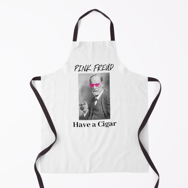 Item preview, Pink Freud Have A Cigar Barbecue Chef Apron designed and sold by podguy.