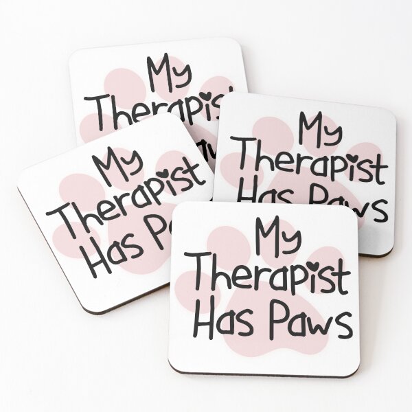 Item preview,  My Therapist Has Paws Funny Gift  designed and sold by Tema EL.