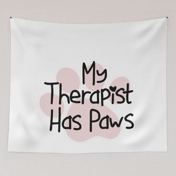 Item preview,  My Therapist Has Paws Funny Gift  designed and sold by Tema EL.