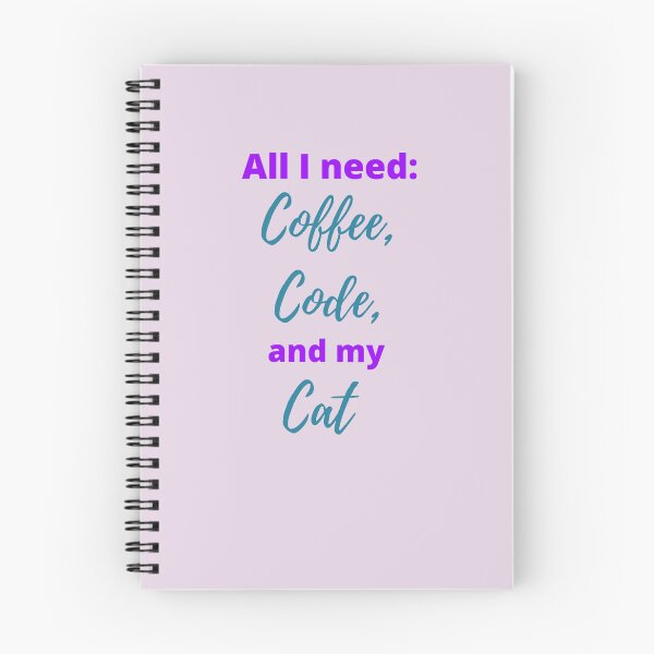 Item preview, All I Need is Coffee, Code, and My Cat Bright designed and sold by Sci-Art-Cafe.