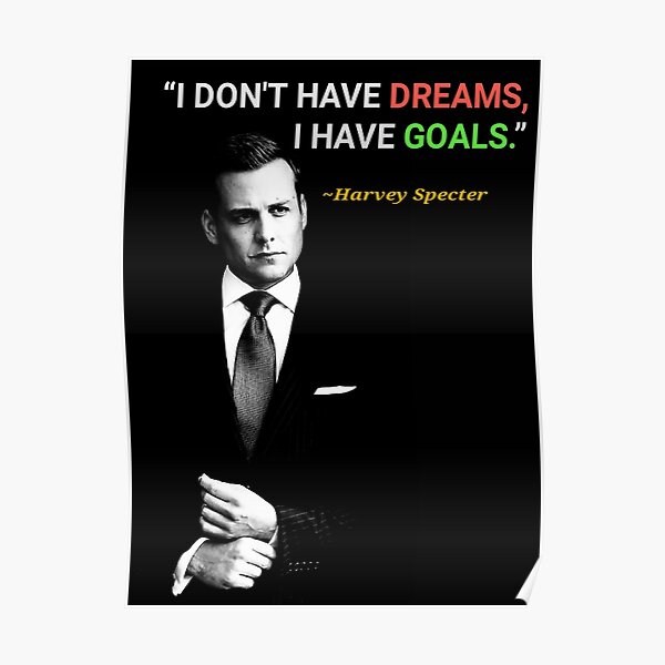 Harvey Specter Zitate Poster