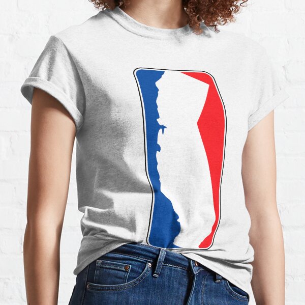 California Logo Red and Blue Classic T-Shirt