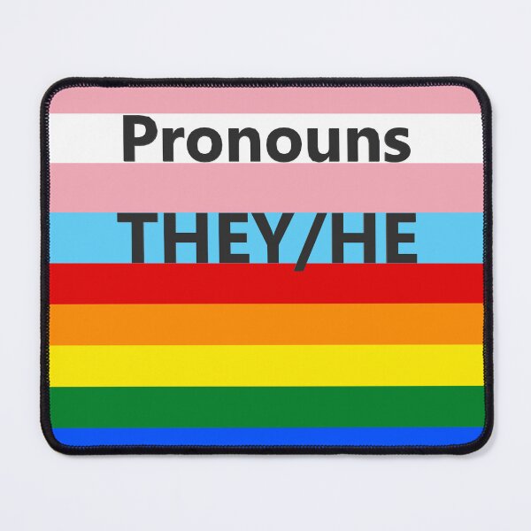 Item preview, They/He Pronouns designed and sold by Spectrum Perspectives.