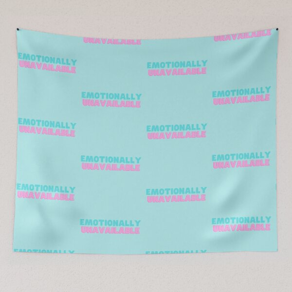 Item preview, "Emotionally Unavailable" Minimal Design designed and sold by seagull-04.