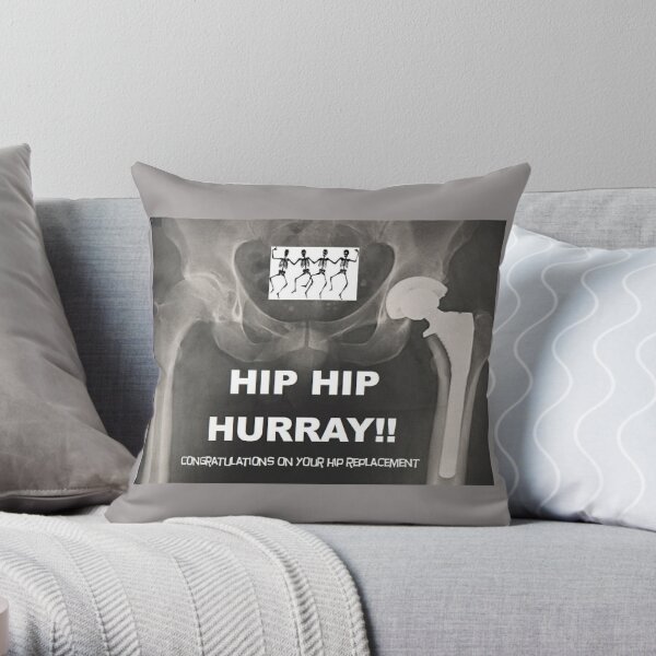 Hip replacement cushion