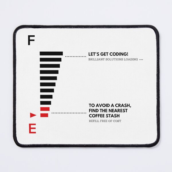 Item preview, Fueled by coffee. Programming humour mug designed and sold by kashrecreative.